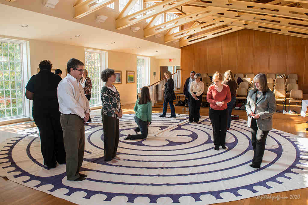 Princeton, NJ Labyrinth walk by Jill K H Geoffrion, photographer