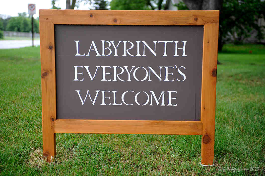 Everyone is welcome to walk the labyrinth