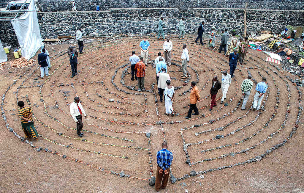 Labyrinth in Goma, DRC