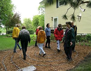 DeepHaven Double Spiral Labyrinth by Jill K H Geoffrion, photographer