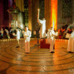 Liturgy of Light in Chartres Cathedral on the labyrinth