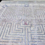 Roman Mosaic labyrinth in Portuagal